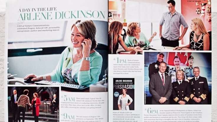 A Day In The Life of <em>Dragons' Den</em> Judge Arlene Dickinson